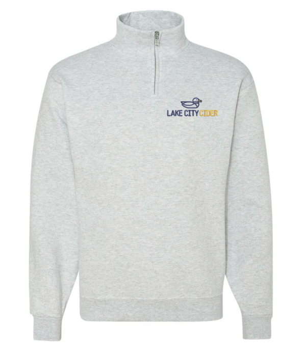 1/4 Zip Light Grey Sweatshirt