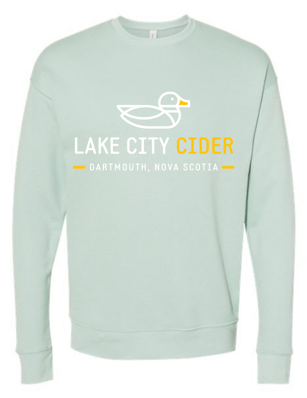 Lake City Cider Crew Neck Sweater - Dusty blue