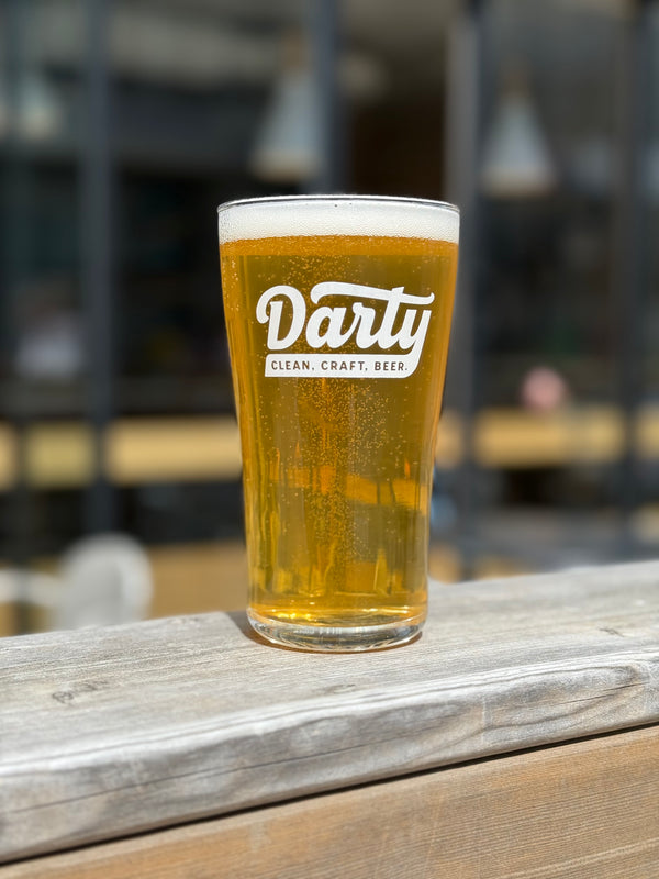16oz Darty Brewing Glass