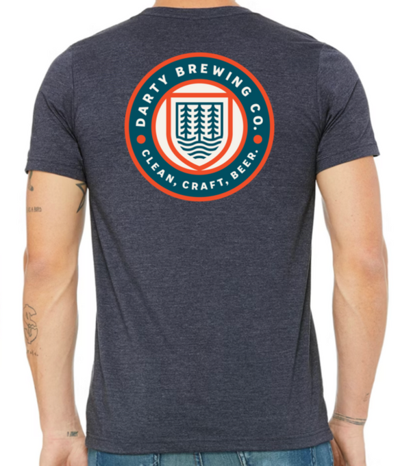 Darty Brewing Heather Navy T-Shirt