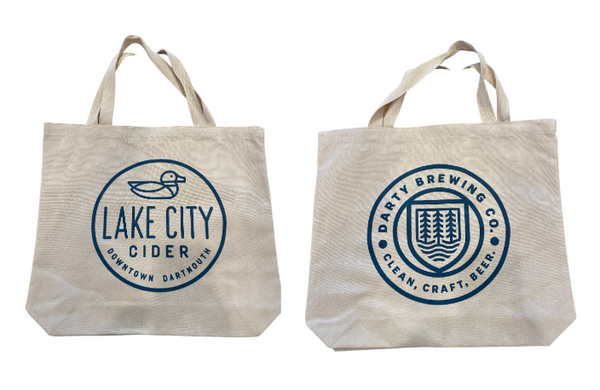 Darty Brewing/Lake City Tote Bag - Beige