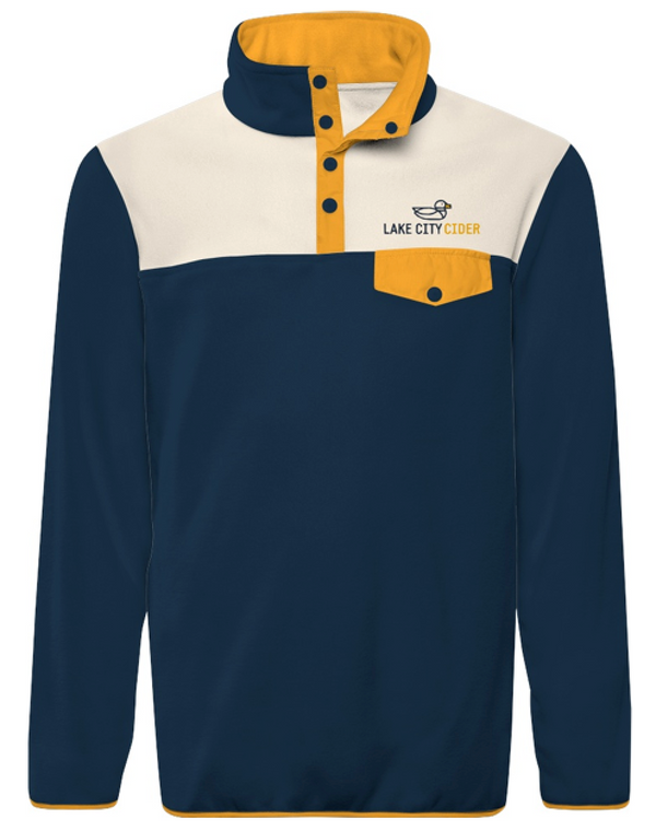 Lake City Cider Unisex Pullover Snap Fleece