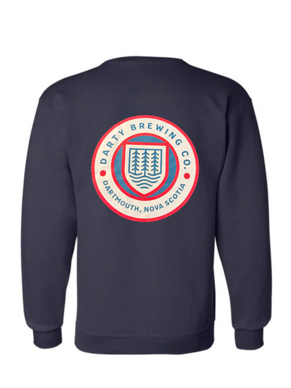 Darty Brewing Navy Champion Crewneck Sweater