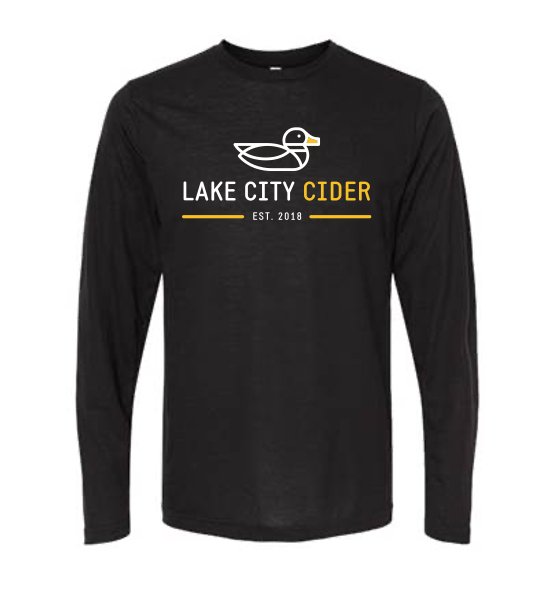 Black Long Sleeve T-Shirt - Lake City Cider