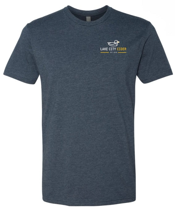 Lake City Cider Unisex T-Shirt - Navy Blue