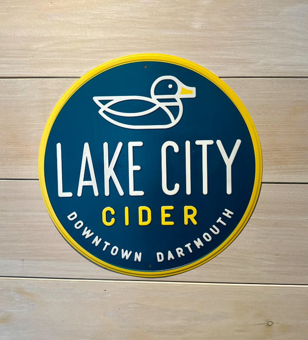 Lake City Tin Bar Sign - Lake City Cider