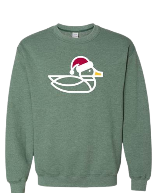 Lake City Cider Santa Duck Crew Neck Sweater