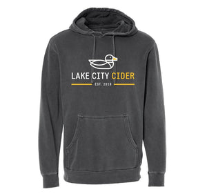 Black Heather Lake City Hoodie - Lake City Cider