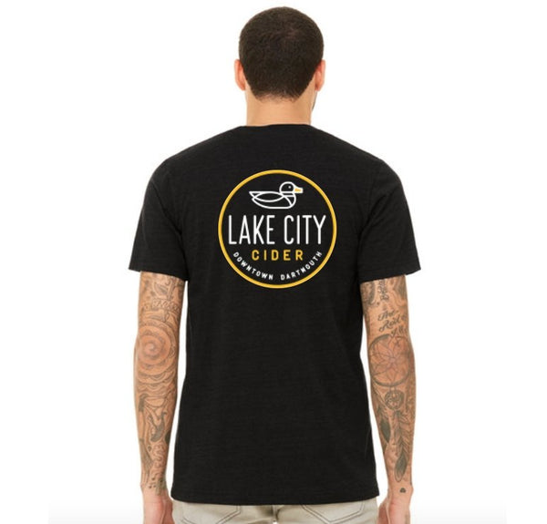 Black Heather Lake City T-Shirt - Lake City Cider