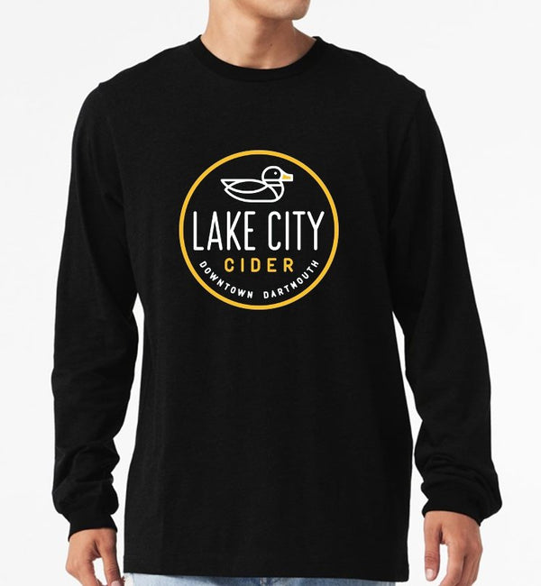 Black Long Sleeve T-Shirt - Lake City Cider