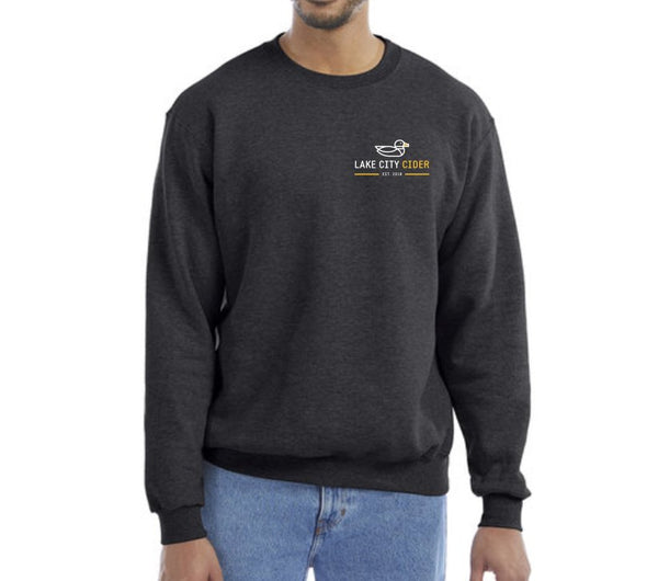 Champion Charcoal Grey Crew Neck Sweater - Lake City Cider