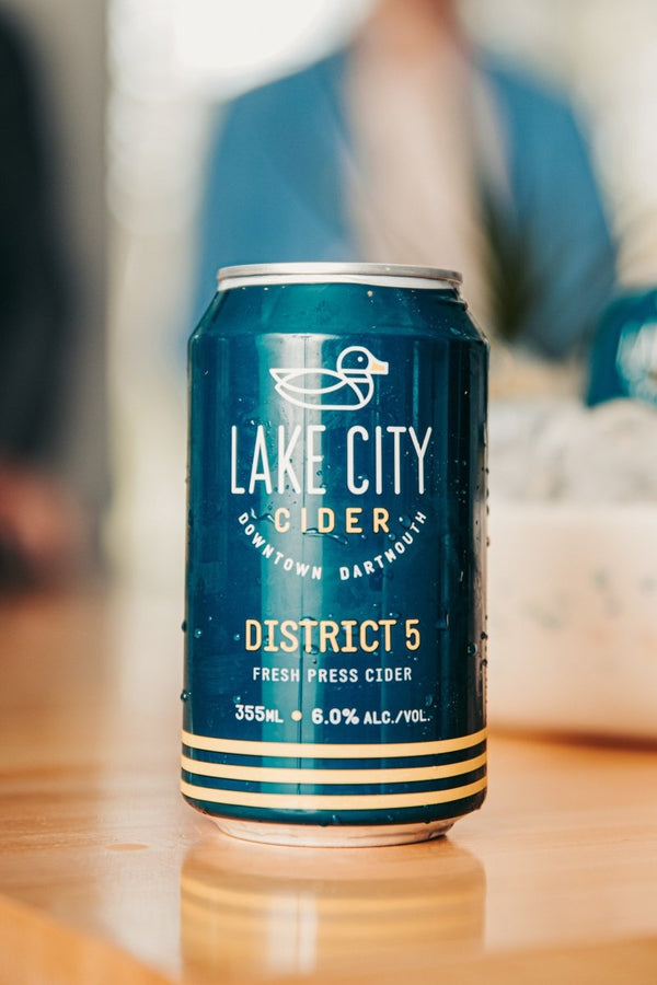 District 5 - 6 x 355ml Cans - Lake City Cider