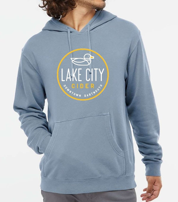 Slate Blue Lake City Hoodie - Lake City Cider